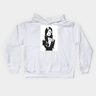 Beautiful Girl Typography Lust Kids Hoodie